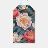 Étiquettes-cadeau Pies roses et blanches Mariage oriental (Dos)