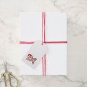 Étiquettes-cadeau Pig Christmas Winter Animals (With Twine)