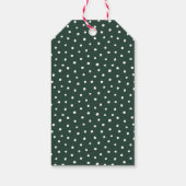 Étiquettes-cadeau Pin de Noël rustique (Dos)