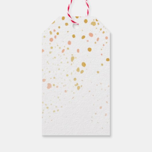 Étiquettes-cadeau Pin et Pommes de cannelle Nature Noël (Dos)