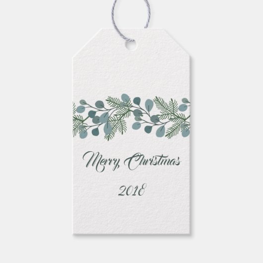Étiquettes-cadeau Pine Eucalyptus Folio Noël (Devant)