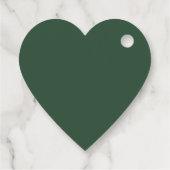 Étiquettes Cadeau Pine Green (Dos)
