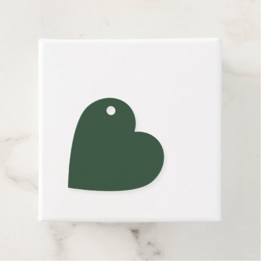 Étiquettes Cadeau Pine Green (En situation)