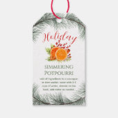 Étiquettes-cadeau Pine leave Stovetop Christmas Simmering Potpourri  (Devant)
