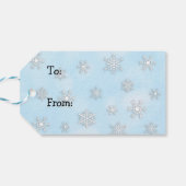 Étiquettes-cadeau Pingouin festif mignon Vacances ou cadeau de Noël (Dos Horizontal)