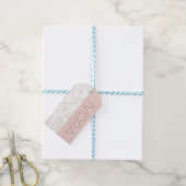 Étiquettes-cadeau Pink Allure Editable Blush Feminine Branding (Avec de laficelle)