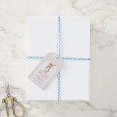 Étiquettes-cadeau Pink Coquette Bunny Birthday Gift Tags (Avec de laficelle)