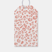 Étiquettes-cadeau Pink Cute Safari Animaux Anniversaire (Dos)