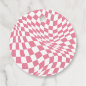 Étiquettes Cadeau Pink Ghost Little Boo est presque dû Baby shower (Dos)