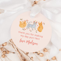 Pink Kitty Chat Purr-fect fête d'anniversaire