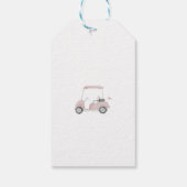 Étiquettes-cadeau Pink par tee Golf Anniversaire (Dos)
