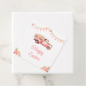 Étiquettes Cadeau Pink Truck Easter Egg Hunt (En situation)