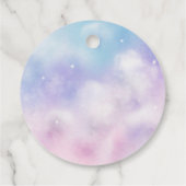 Étiquettes Cadeau Pink violet Dreamway fête d'anniversaire (Dos)