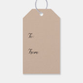 Étiquettes-cadeau Pions sur le tableau d'échecs (Dos)