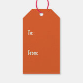 Étiquettes-cadeau Piquet moderne du milieu du siècle Abstrait minima (Dos)