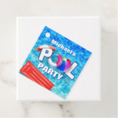 Étiquettes Cadeau Piscine d'été cool Fête de l'eau Amusement (En situation)