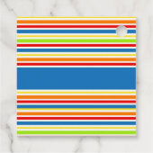 Étiquettes Cadeau Piscine Party Beach Ball Splash (Dos)