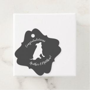 Étiquettes Cadeau Pit Bull Chien Baby Pitbull Douche Genre Neutre