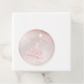 Étiquettes Cadeau Pix-Dezines Blush Gown (En situation)