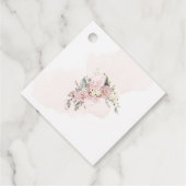 Étiquettes Cadeau PixDezines Dusty Rose (Dos)