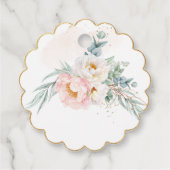 Étiquettes Cadeau PixDezines H2 Peonies Eucalyptus Baptême (Dos)