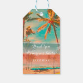Étiquettes-cadeau PixDezines Hawaii vintage/plage (Dos)