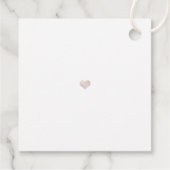 Étiquettes Cadeau PixDezines Luxe Merci de calligraphie (Dos)