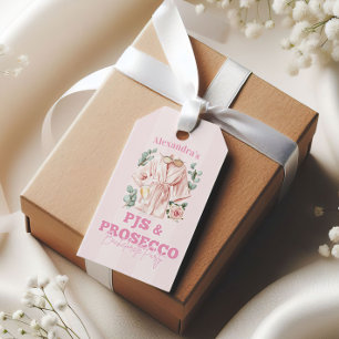 Étiquettes-cadeau Pjs et Prosecco Bachelorette