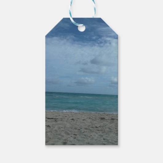 ÉTIQUETTES-CADEAU PLAGE (Devant)