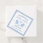 Étiquettes Cadeau Plage Côté Bleu Manqué Bachelorette Party (En situation)