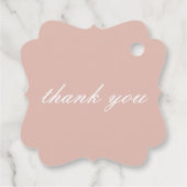 Étiquettes Cadeau Plage Pastel (Dos)