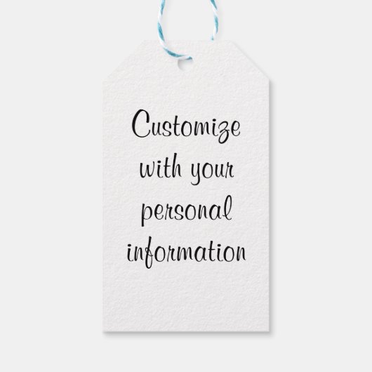 Étiquettes-cadeau Plage tropicale (Dos)