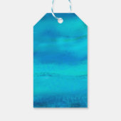 Étiquettes-cadeau Plage tropicale moderne Palm Trees Sunset Vacances (Dos)