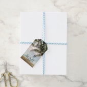 Étiquettes-cadeau Plage tropicale Océan Palm Trees & Lumières Mariag (Avec de laficelle)