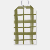 Étiquettes Cadeau Plaid | A (Dos)