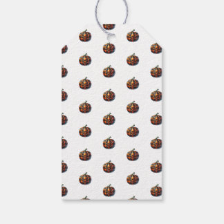 Étiquettes-cadeau Plaid Pumpkin Halloween Gift Tag