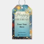 Étiquettes-cadeau Plaisir floral pétillant (Devant)