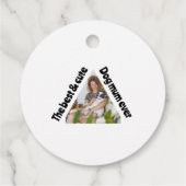 Étiquettes Cadeau Plaque de papier (Dos)