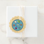 Étiquettes Cadeau Plaque de séchage de la Pâque Kasher Pesach (En situation)