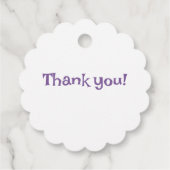 Étiquettes Cadeau Plaque de sirène à éclaboussure (Dos)