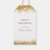 Étiquettes-cadeau Plaques d'or (Dos)