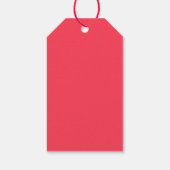 Étiquettes-cadeau Plaques rouges et imprimés (Dos)