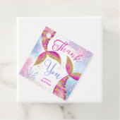 Étiquettes Cadeau Plongez dans cinq filles Sirène rose 5e anniversai (En situation)