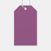 Étiquettes-cadeau Plum léger (Dos)