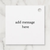 Étiquettes Cadeau Plus de tour ou traiter carré autocollant (Dos)