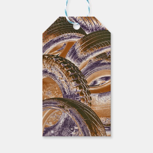 ÉTIQUETTES-CADEAU PNEUS (Devant)