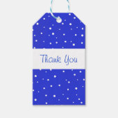 Étiquettes-cadeau Points de neige (Devant)