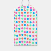 Étiquettes-cadeau Points Pastel Printemps (Devant)