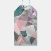 Étiquettes-cadeau polygonaux, triangles (Dos)