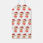 Étiquettes-cadeau Pomeranian Dog Breed Christmas Stars (Devant)